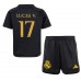 Real Madrid Lucas Vazquez #17 Tredjedraktsett Barn 2023-24 Korte ermer (+ Korte bukser)